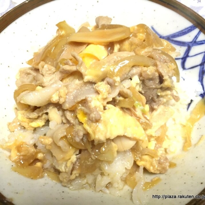 ガッツリ系の満足感たっぷりな、卵とじ豚丼